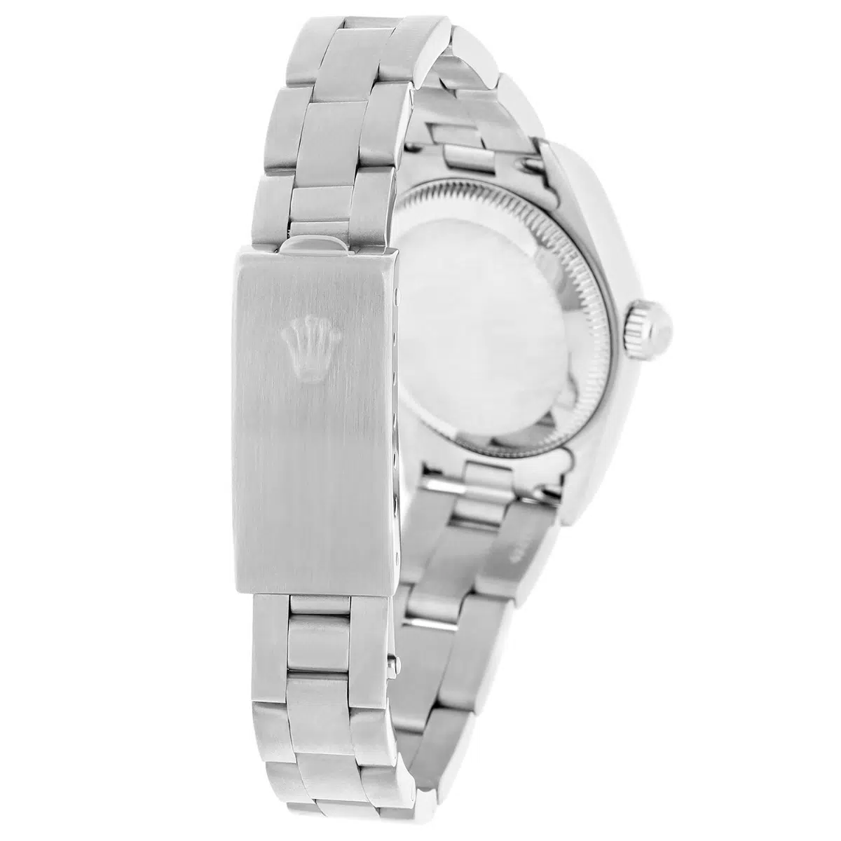 Rolex Ladies Oyster Perpetual Stainless Steel Automatic Watch Blue Dial 76030 Circa 2002 – image 8