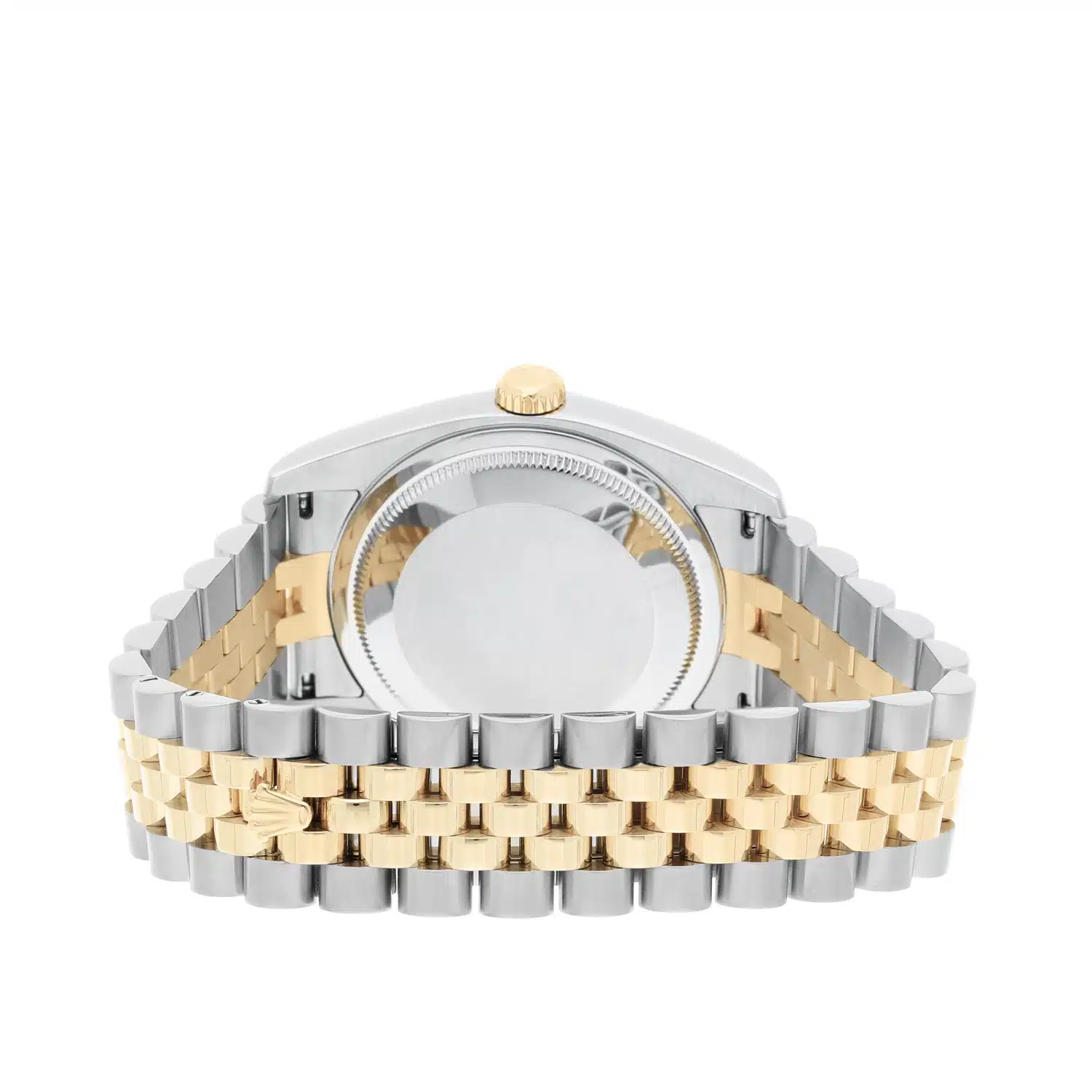 Rolex Datejust 36 Jubilee 116233 Stainless Steel & Yellow Gold Watch Tuxedo Index Dial – image 7