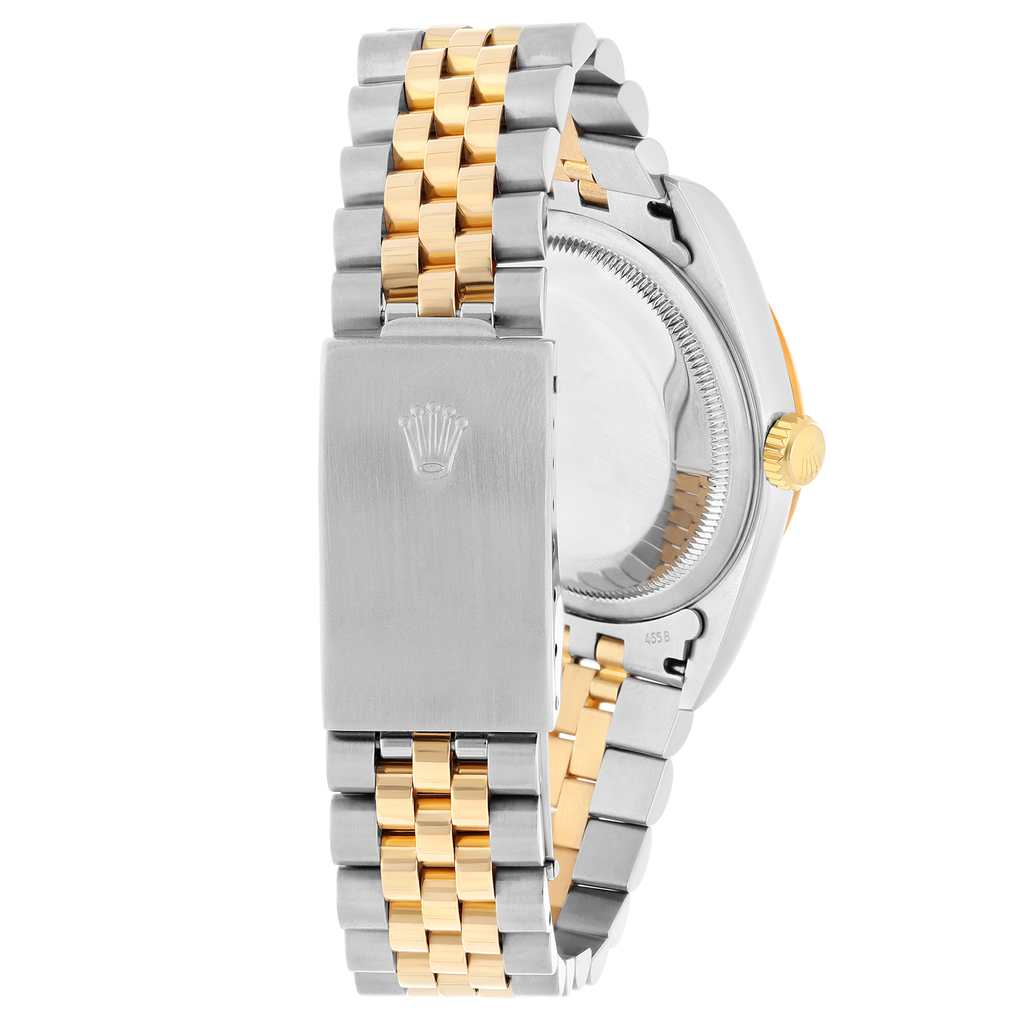 Rolex Datejust 36 Steel & Gold 16203 Silver Roman Jubilee Complete 2003