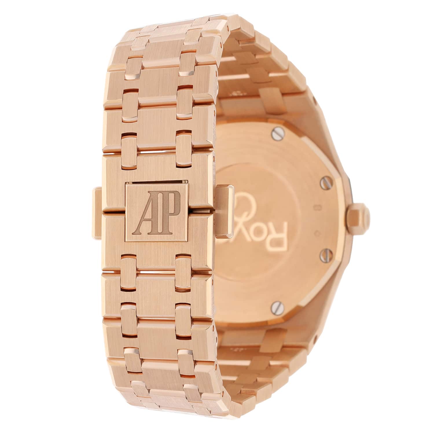 Audemars Piguet 67650OR.OO.1261OR.01 Royal Oak Lady 33mm Rose Gold Brown Dial