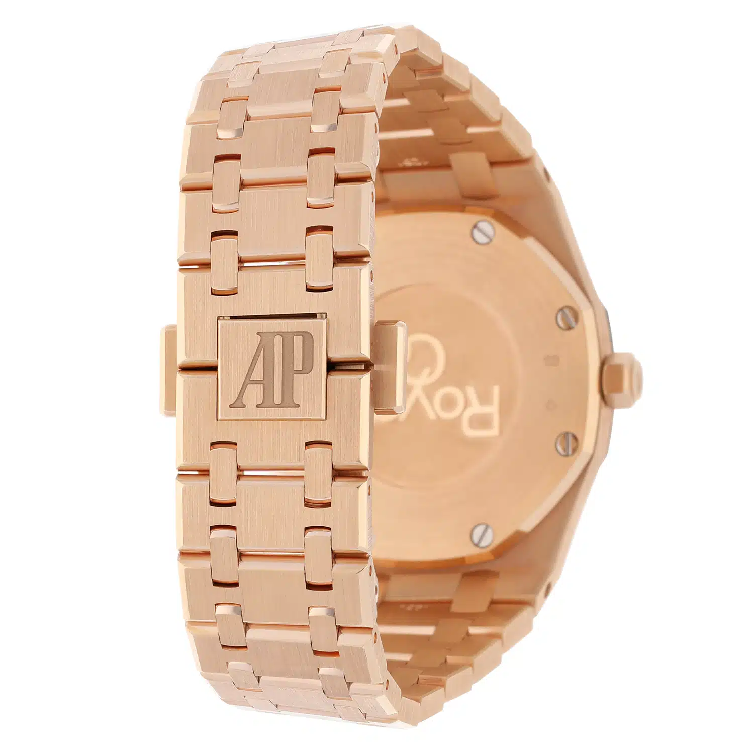 Audemars Piguet 67650OR.OO.1261OR.01 Royal Oak Lady 33mm Rose Gold Brown Dial – image 8