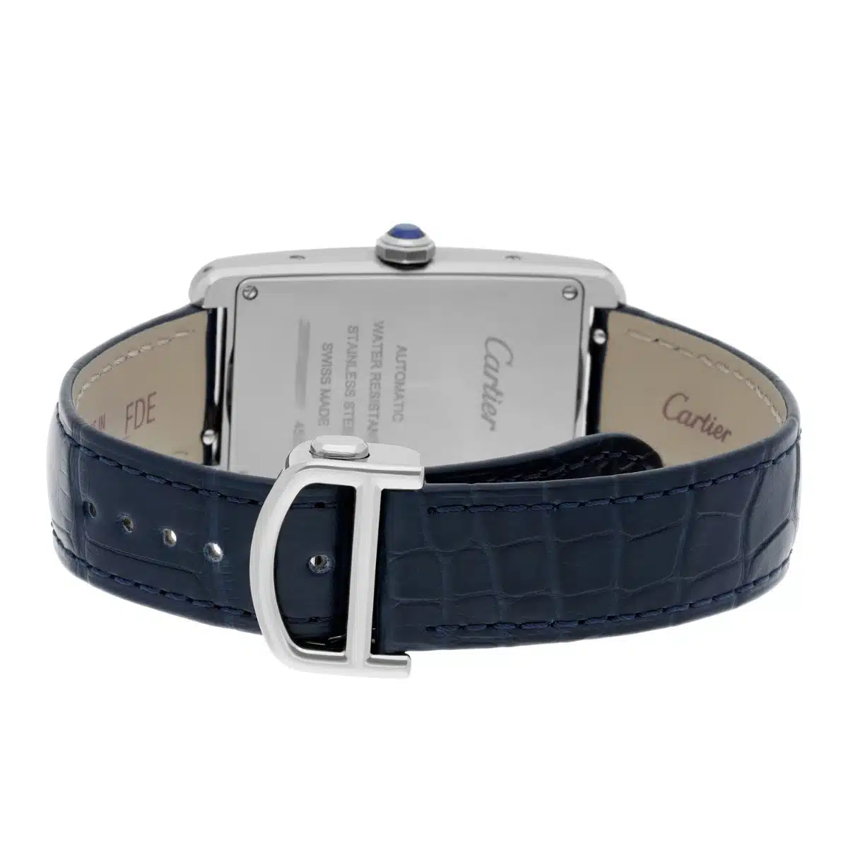 Cartier Tank Americaine Large Model Automatic Silver Dial Men's Watch WSTA0083 – image 8