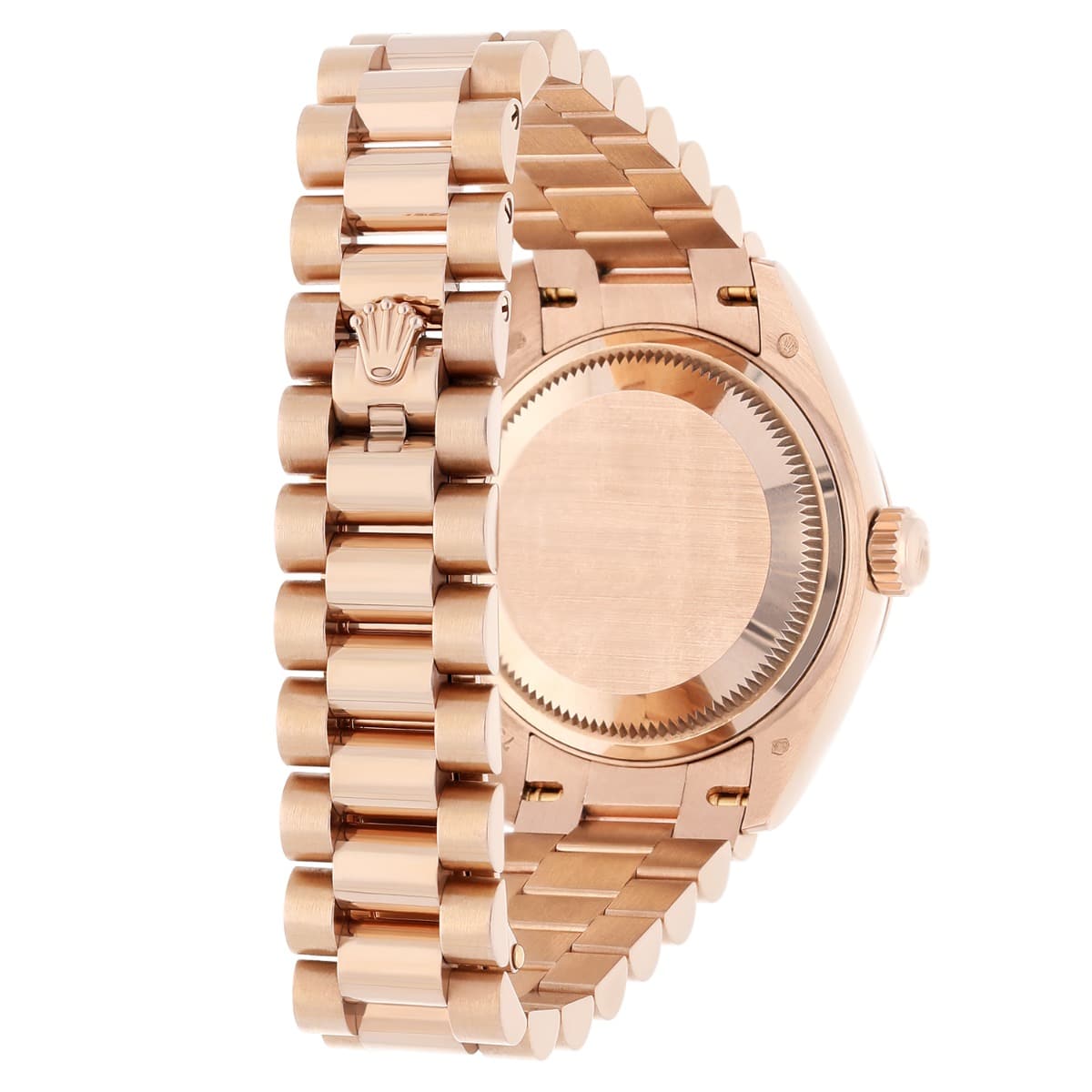 Rolex Lady-Datejust 28mm Everose Gold Women's Watch 279175 Presidential Band