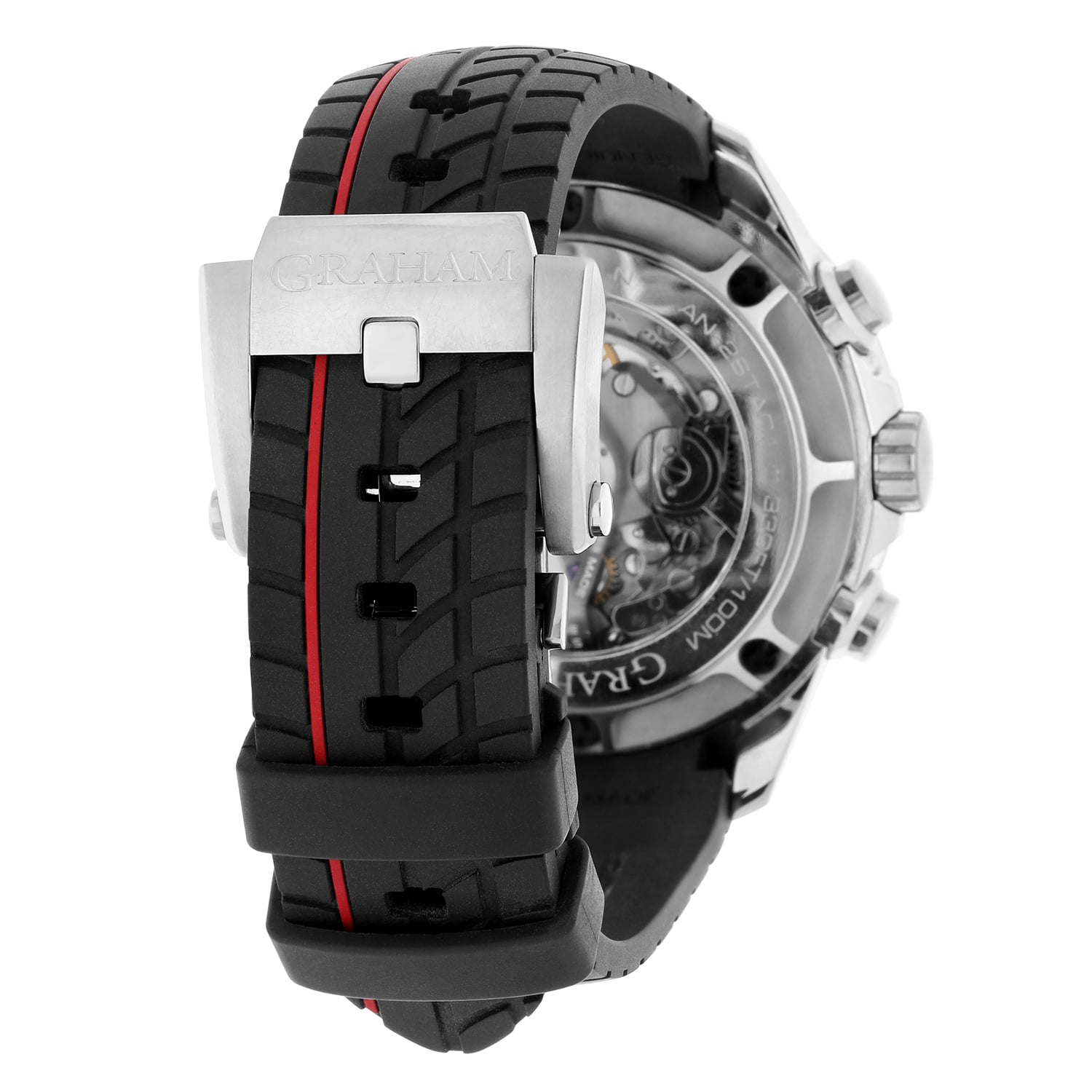 Graham Silverstone RS Skeleton Red Automatic Men's Limited Edition Watch 2STAC1.B01A.K89F