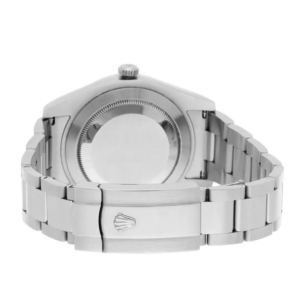 Rolex Datejust II Steel Black Roman Dial Oyster Mens 41mm Watch 116300-0006 – image 8