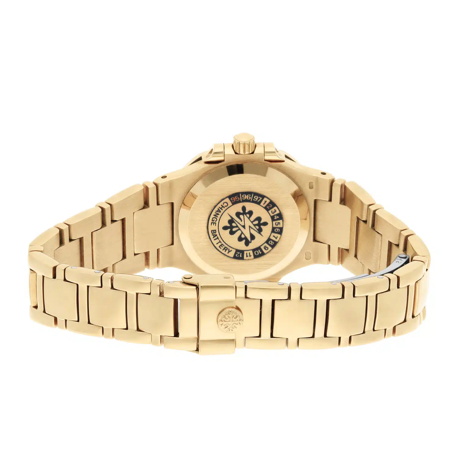 Patek Philippe Nautilus 4700/53 18K Yellow Gold and Diamonds 28mm Quartz Watch – image 8