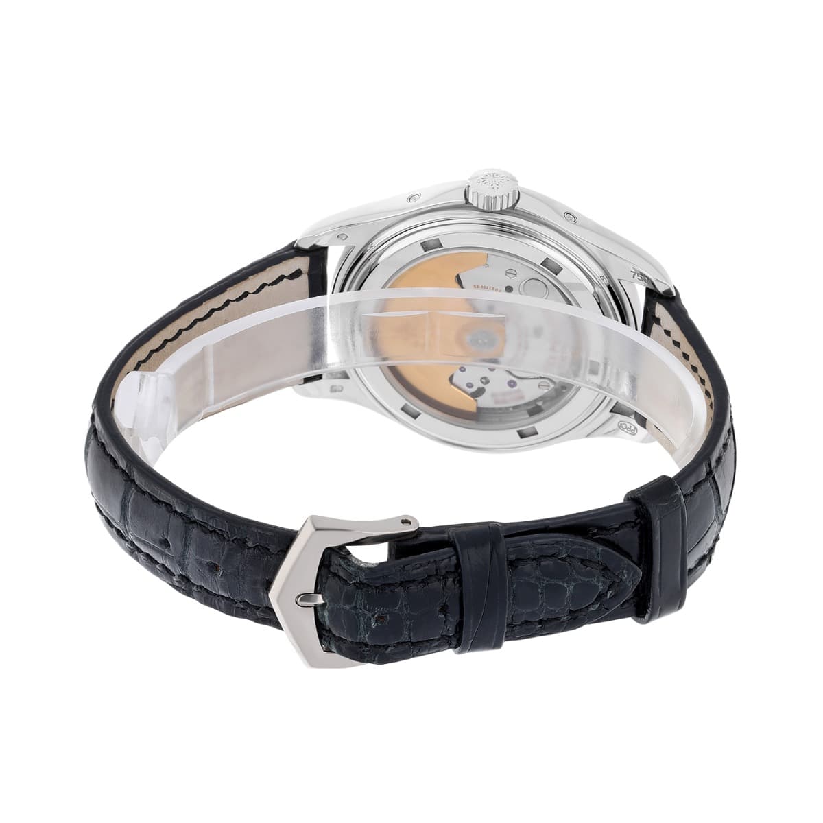 Patek Philippe Complications Annual Calendar White Gold Watch with Leather Band 5035G-010