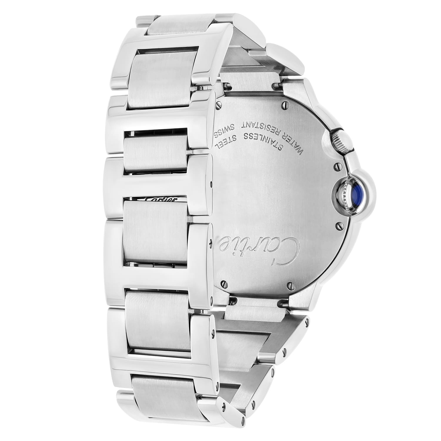 Cartier Ballon Bleu Stainless Steel Two Timezone Quartz Watch 38MM W6920011