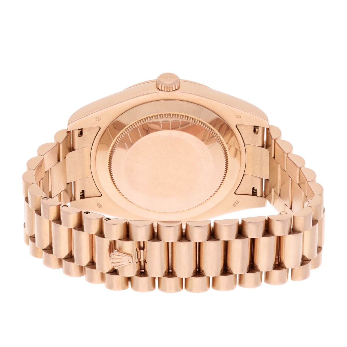 Rolex Day-Date II 218235 Men's Ivory Dial Rose Gold 41mm President Box/Papers