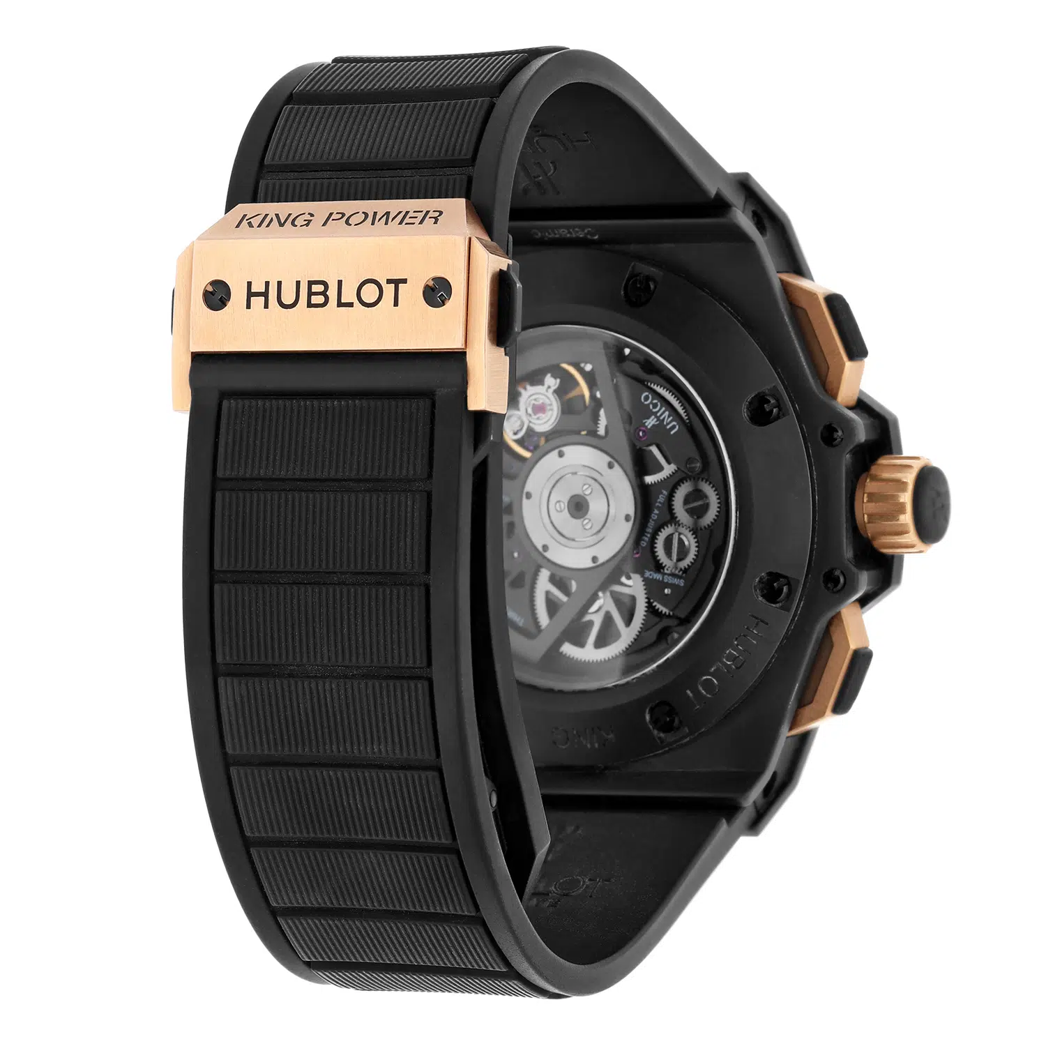 Hublot King Power Unico 701.CO.0180.RX Rose Gold Ceramic King Gold Skeleton – image 8