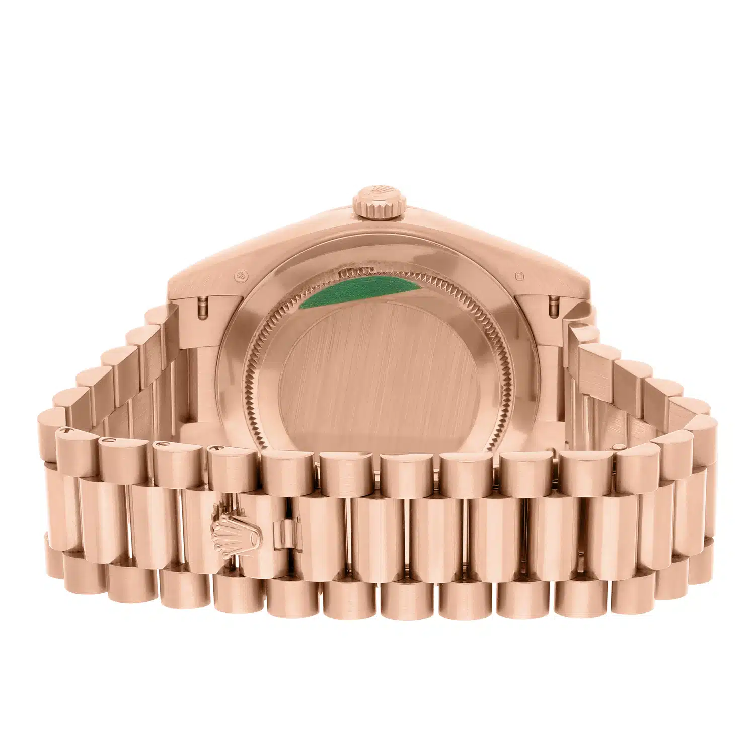 Rolex Day-Date 228235 40mm Chocolate Motif Rose Gold Dial Complete – image 8