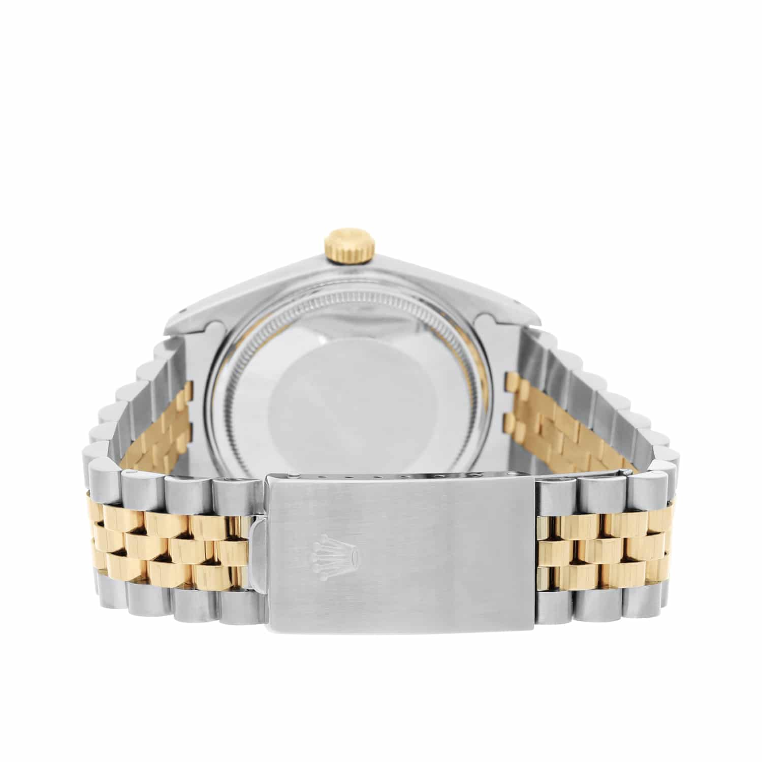 Rolex Datejust 36mm Two Tone 16233 Circa 1992 Very Rare C Series Silver Diamond