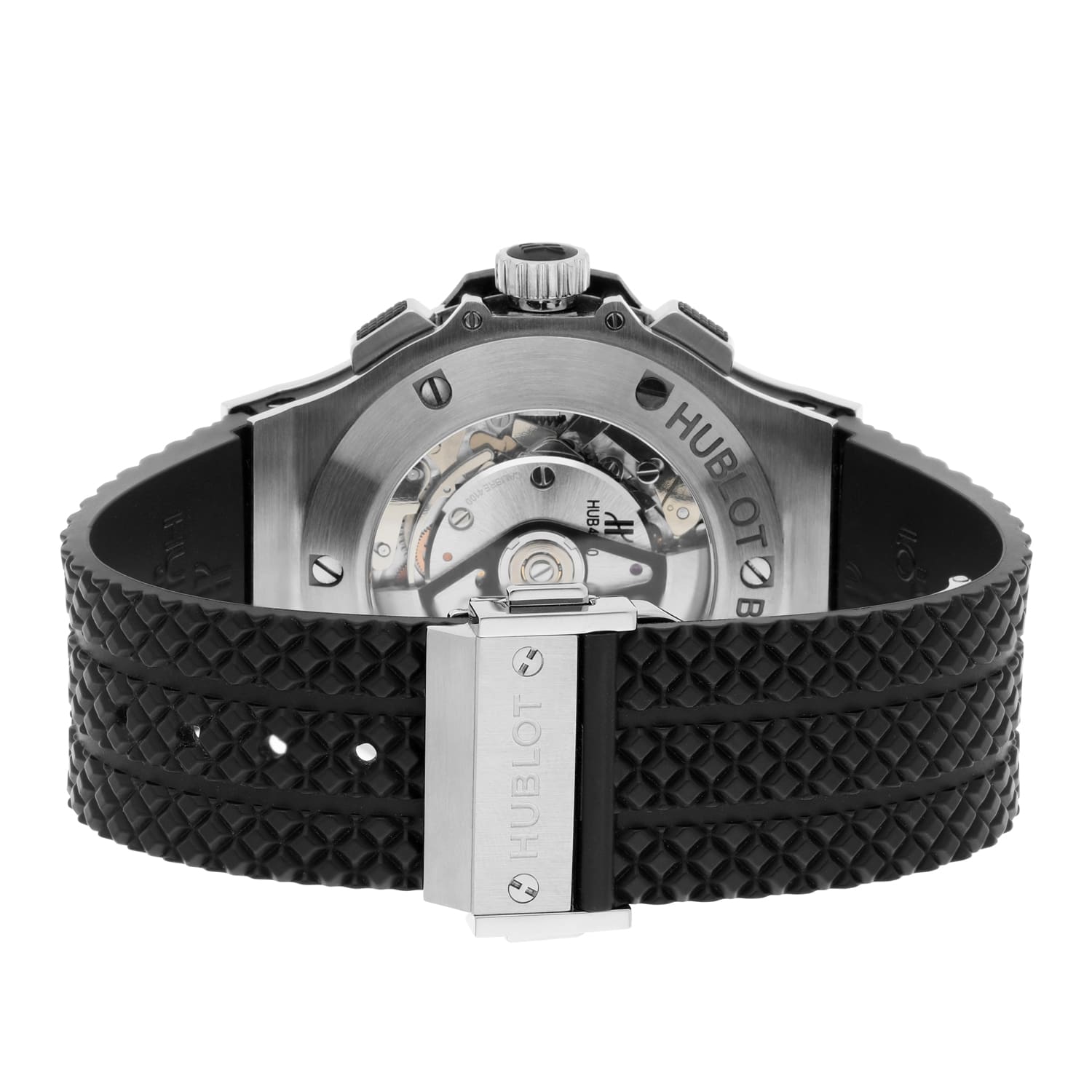 Hublot Big Bang 44 mm BLACK DIAL CERAMIC BEZEL RUBBER BAND 301.SB.131.RX UNWORN