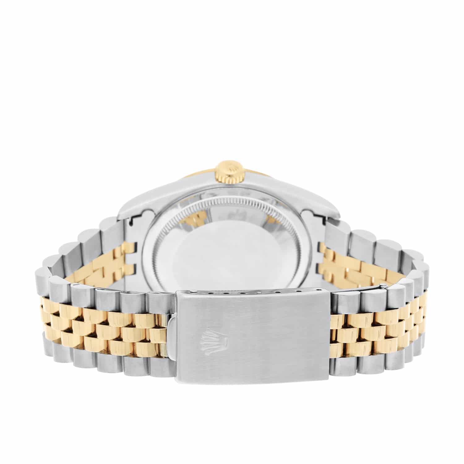 Rolex Datejust 36mm Two Tone White Arabic Dial Jubilee 16233 Circa 2000