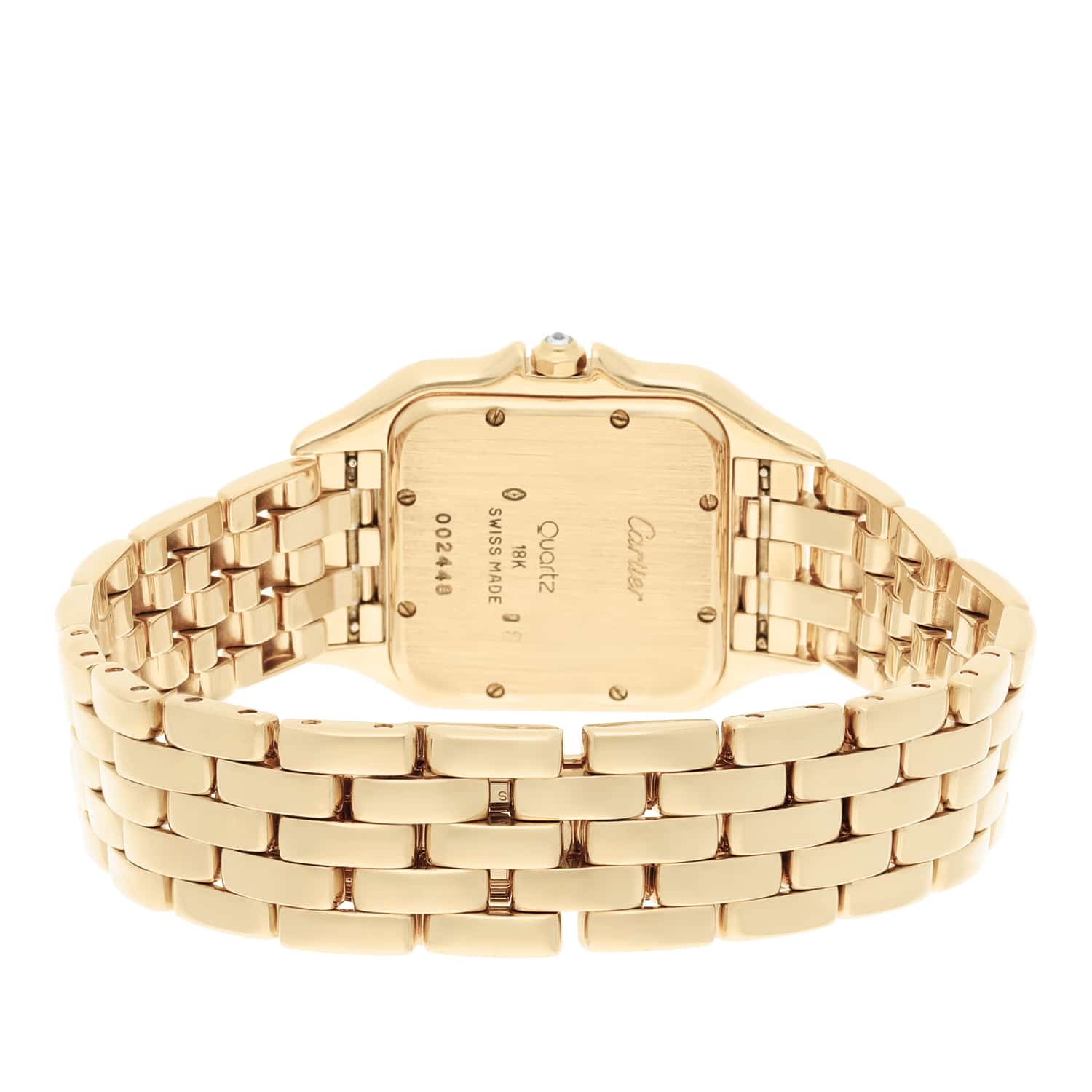 Cartier Panthere 29mm Ladies Large 18K Yellow Gold Watch with Diamonds 887968