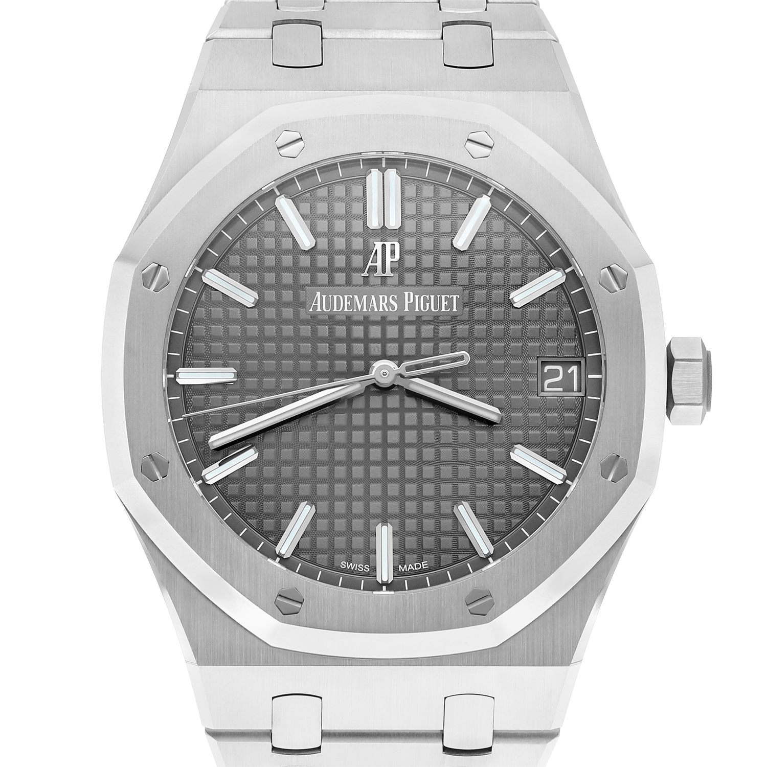 Audemars Piguet Royal Oak Automatic Grey Dial Stainless Steel Men's Watch