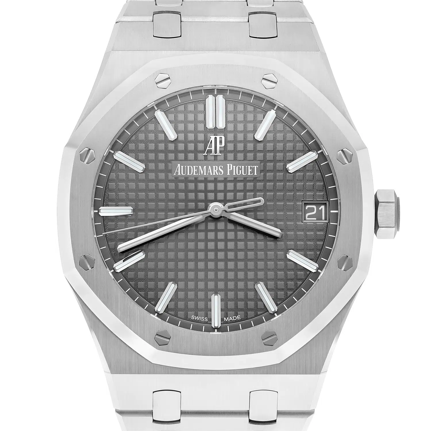 Audemars Piguet Royal Oak Automatic Grey Dial Stainless Steel Men's Watch