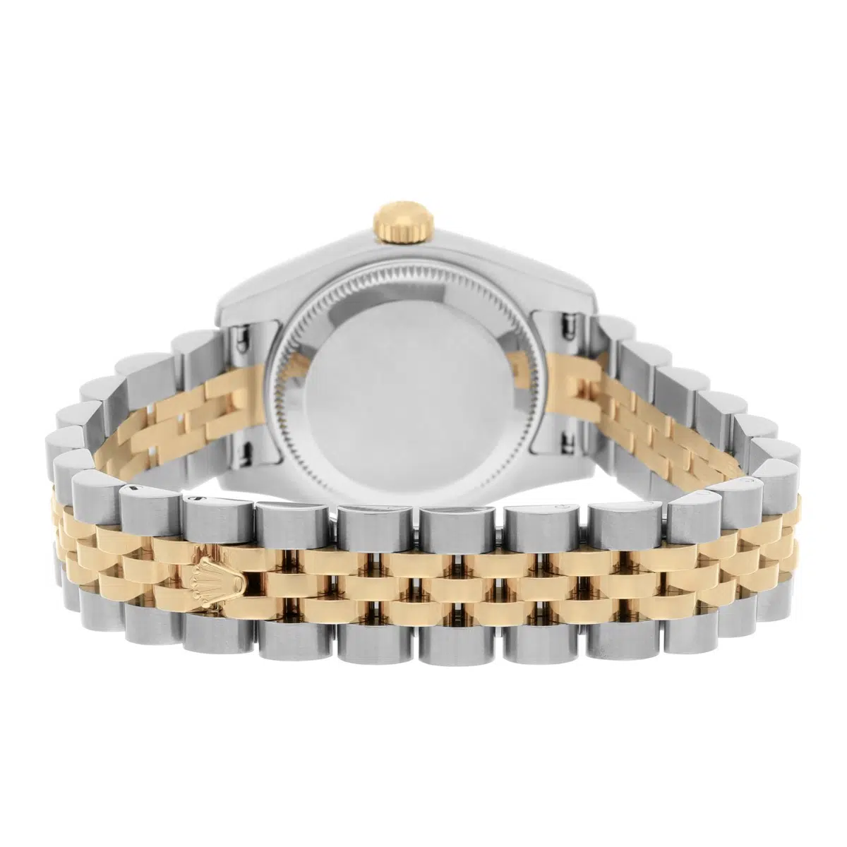 Rolex Datejust 26mm 179173 Two Tone Ladies Watch White Roman Dial Jubilee Band – image 8