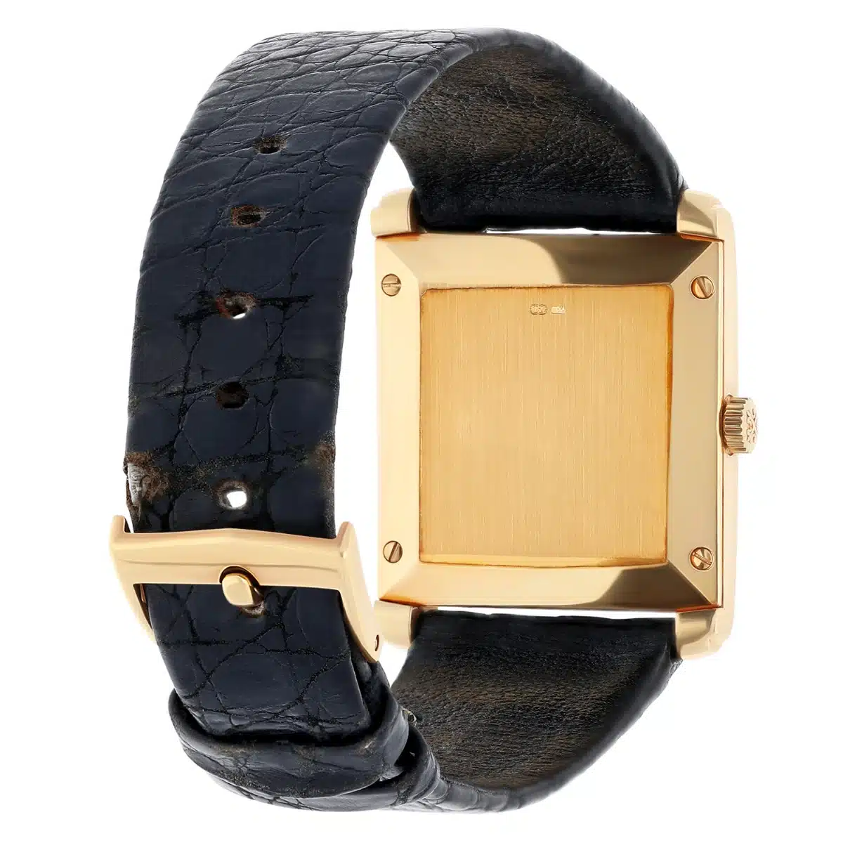 Patek Philippe 5014J Gondolo 18k Yellow Gold Silver Dial Mens Manual Watch – image 7