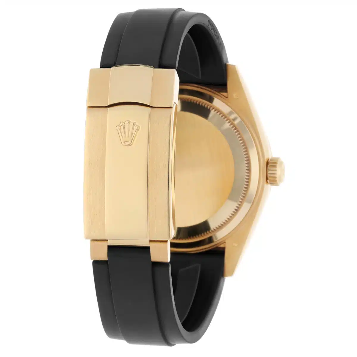 Rolex Sky-Dweller 326238 18k Yellow Gold Oysterflex Watch Black Dial – image 7