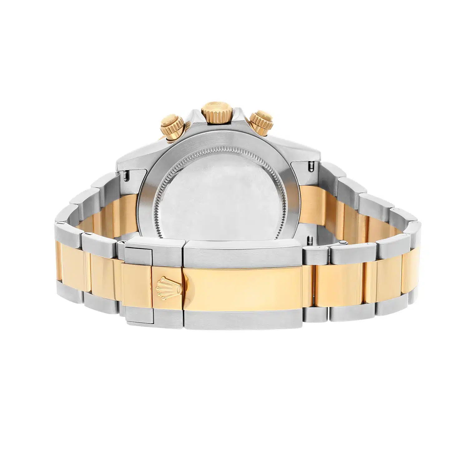 Rolex Daytona Yellow Gold & Steel Black Mother Of Pearl Diamond Dial 116523 B/P – image 8