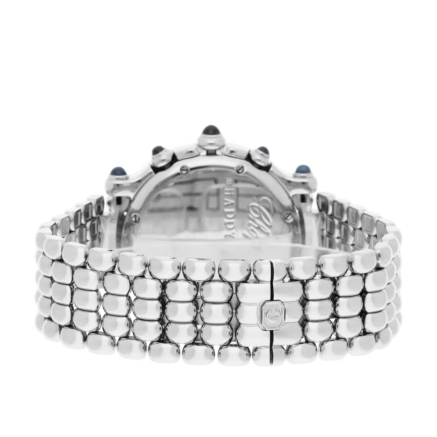 Chopard Happy Sport Chronograph Steel Ladies Watch with Diamonds 38mm 28/8267-23 – image 8