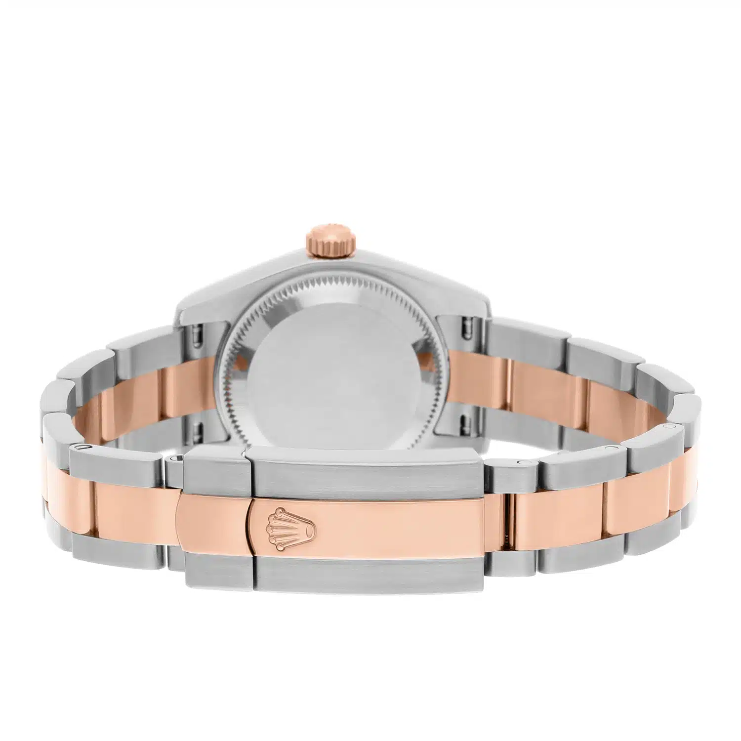 Discontinued Rolex Datejust 179161 Ladies 26mm Black Dial Two Tone Rose 2020 – image 8