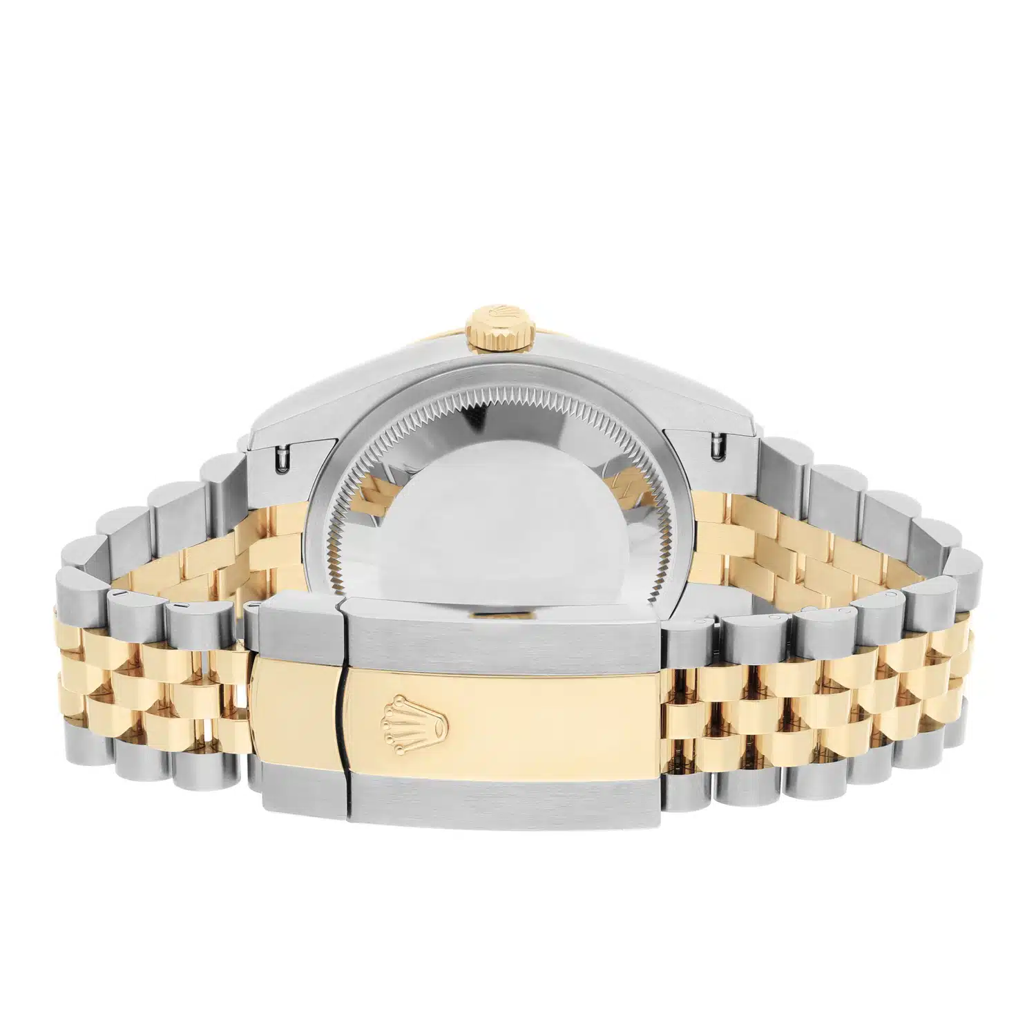 Rolex Datejust 36 Two-Tone Yellow Gold Fluted Bezel Wimbledon Dial B/P 126233 – image 8