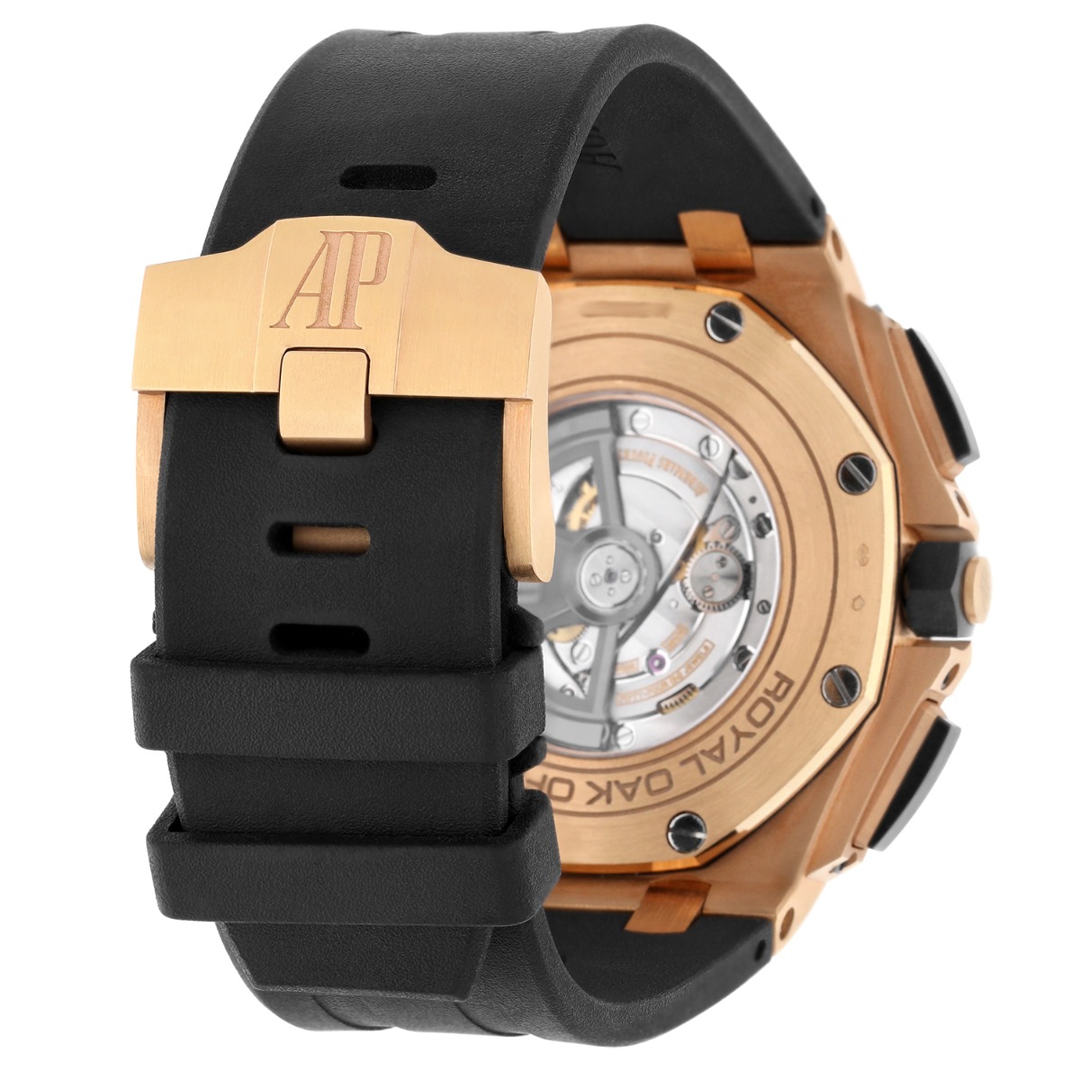 Audemars Piguet 26401RO.OO.A002CA.02 Royal Oak Offshore Black Dial Black Strap