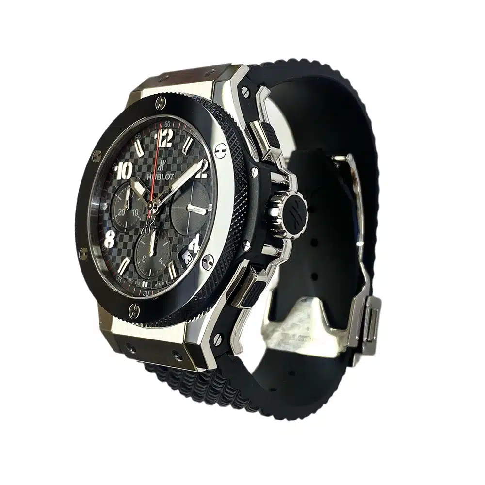 Hublot Big Bang Black Dial 341.SB.131.RX Stainless Steel with Black Rubber Watch – image 6