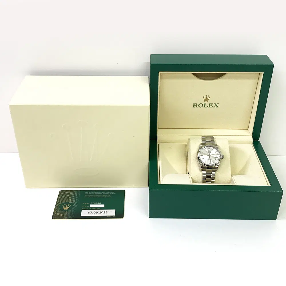 Rolex Datejust Silver Dial 31mm 278240 Stainless Steel Oyster Watch 2023 – image 7