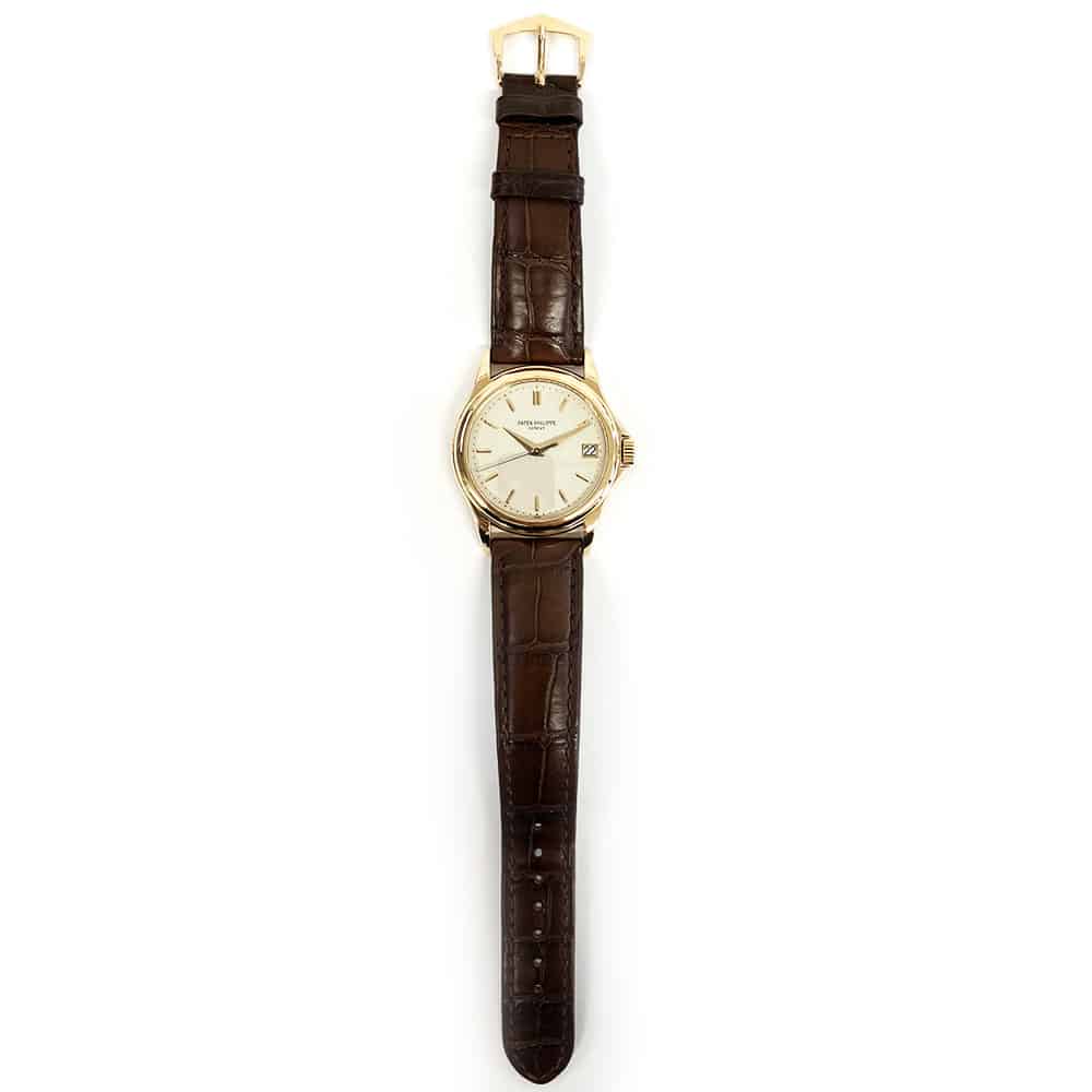 Patek Philippe Calatrava 37mm 5127R-001 Rose Gold With Brown Leather Watch 2013