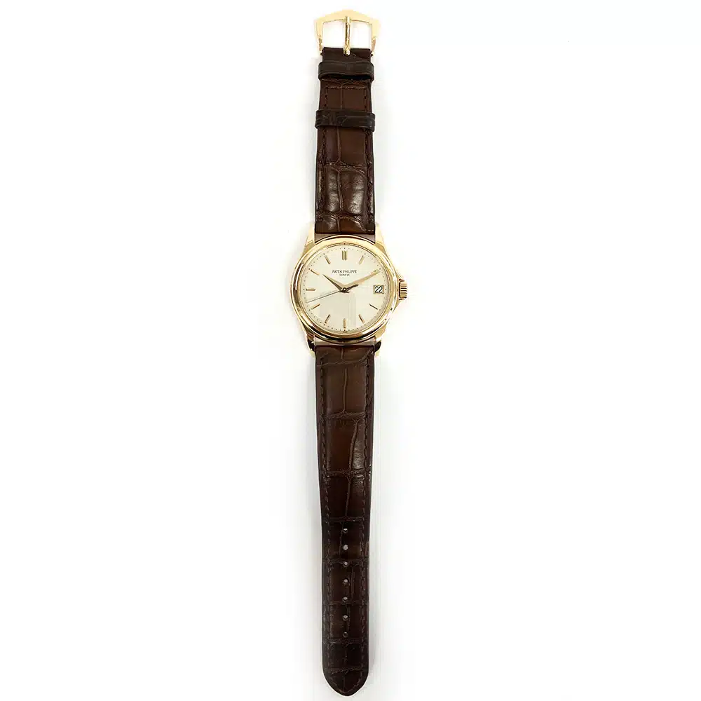 Patek Philippe Calatrava 37mm 5127R-001 Rose Gold With Brown Leather Watch 2013 – image 3