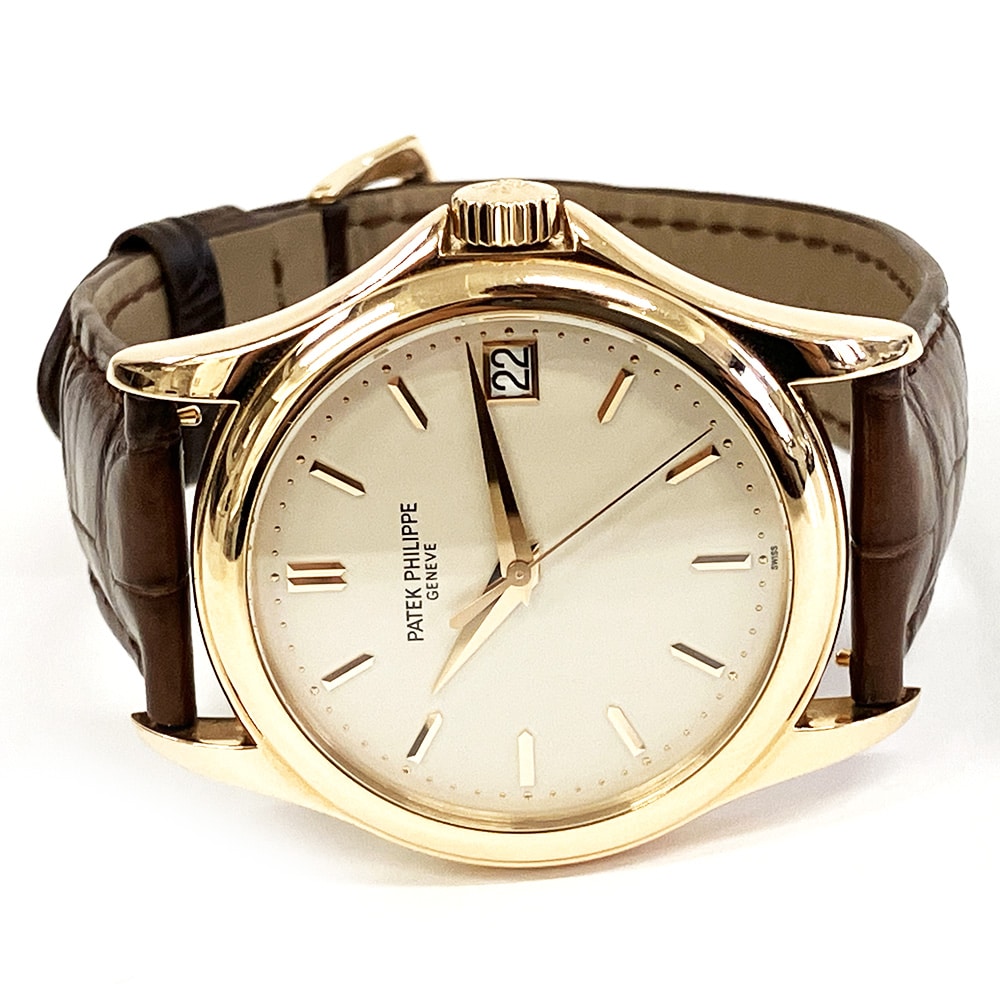 Patek Philippe Calatrava 37mm 5127R-001 Rose Gold With Brown Leather Watch 2013