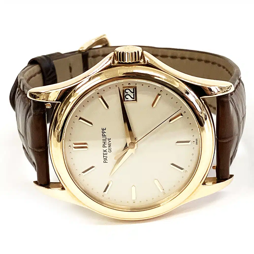 Patek Philippe Calatrava 37mm 5127R-001 Rose Gold With Brown Leather Watch 2013 – image 4