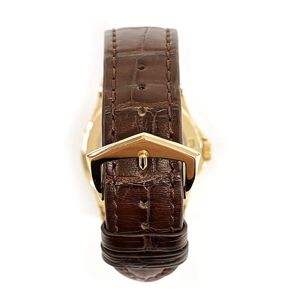 Patek Philippe Calatrava 37mm 5127R-001 Rose Gold With Brown Leather Watch 2013