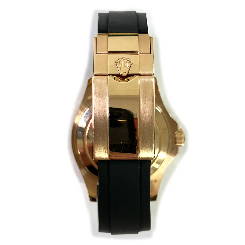 Rolex Yacht-Master Black Dial 116655 40mm Rose Gold Black Rubber Watch 2018 – image 5