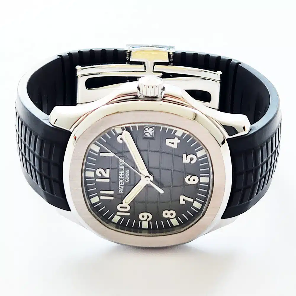 Patek Philippe Aquanaut 40mm 5167A-001 Stainless Steel With Black Rubber Watch Black Dial 2008 – image 4