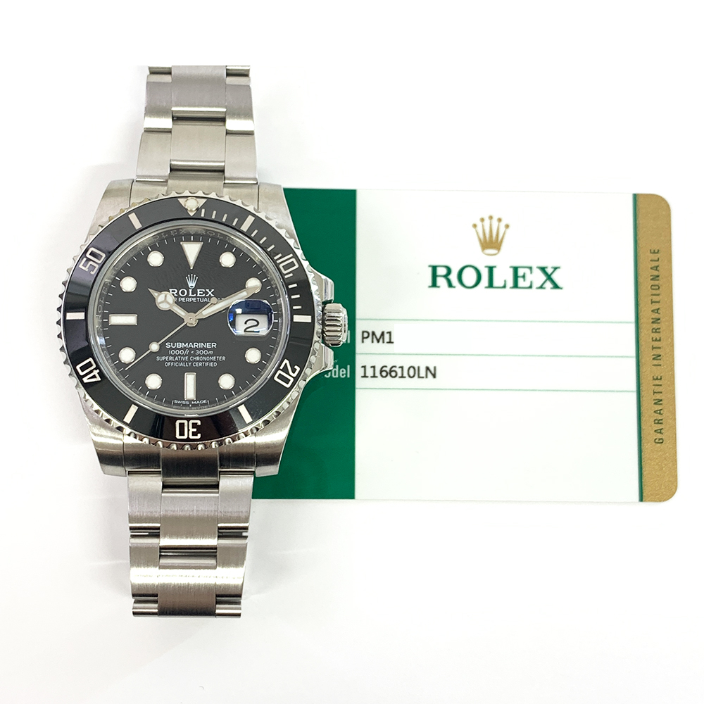 Rolex Submariner Date 116610LN 40mm Stainless Steel with Black Dial Watch 2017