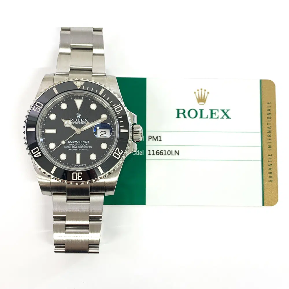 Rolex Submariner Date 116610LN 40mm Stainless Steel with Black Dial Watch 2017 – image 3