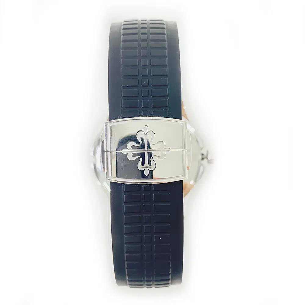 Patek Philippe Aquanaut Travel Time 5164A-001 Stainless Steel With Black Rubber Watch Black Dial 2015 – image 8