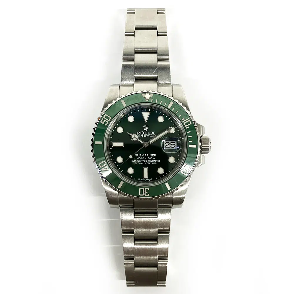 Rolex Submariner Ceramic Bezel Stainless Steel Green 116610LV Green Dial Watch 2011 – image 3