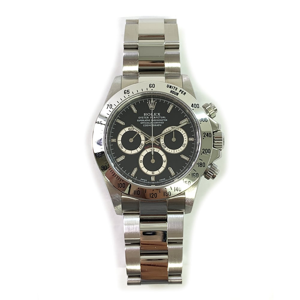 Rolex Cosmograph Daytona 16520 Black Dial Stainless Steel Watch MNT 1999