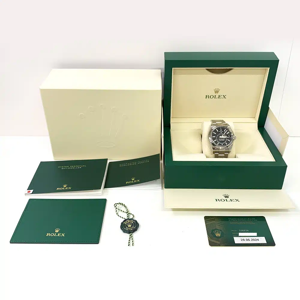 Rolex Sky-Dweller 42mm 336934-0007 Oyster Stainless Steel Watch Black Index Dial MINT 2024 – image 7