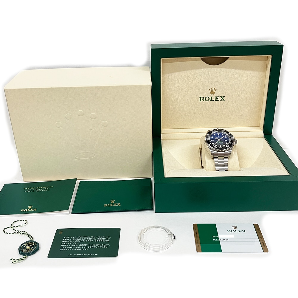 Rolex 116660 Sea-Dweller 44 D-Blue Dial Stainless Steel Men's Watch 2018