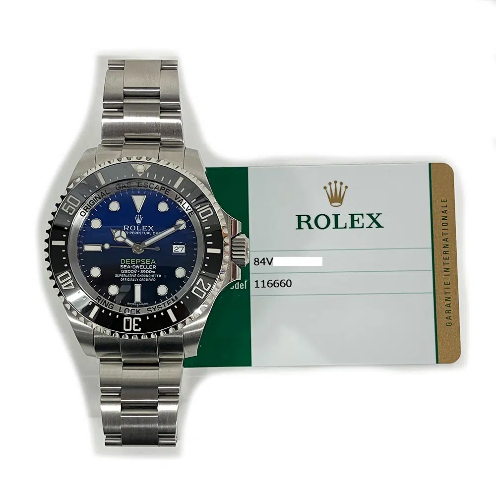 Rolex 116660  Sea-Dweller 44 D-Blue Dial Stainless Steel Men's Watch 2018 – image 2
