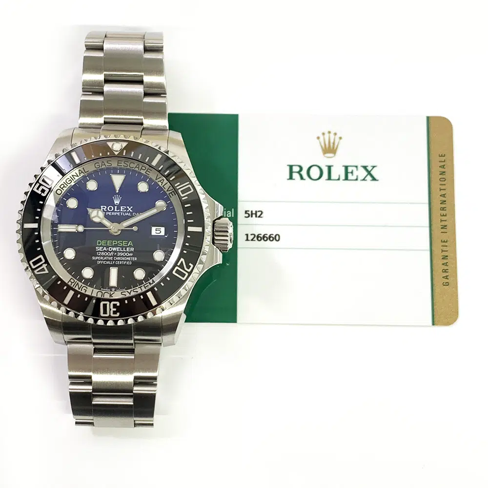 Rolex Sea-Dweller 126660  Deepsea Stainless Steel Oyster  Bracelet Watch D-Blue MINT 2018 – image 2