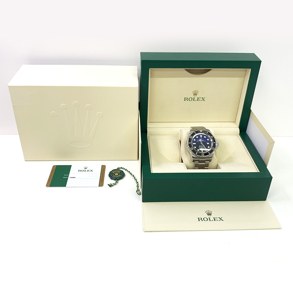 Rolex Sea-Dweller 126660 Deepsea Stainless Steel Oyster Bracelet Watch D-Blue MINT 2018