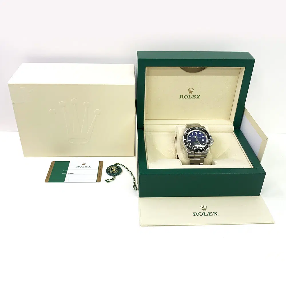 Rolex Sea-Dweller 126660  Deepsea Stainless Steel Oyster  Bracelet Watch D-Blue MINT 2018 – image 8