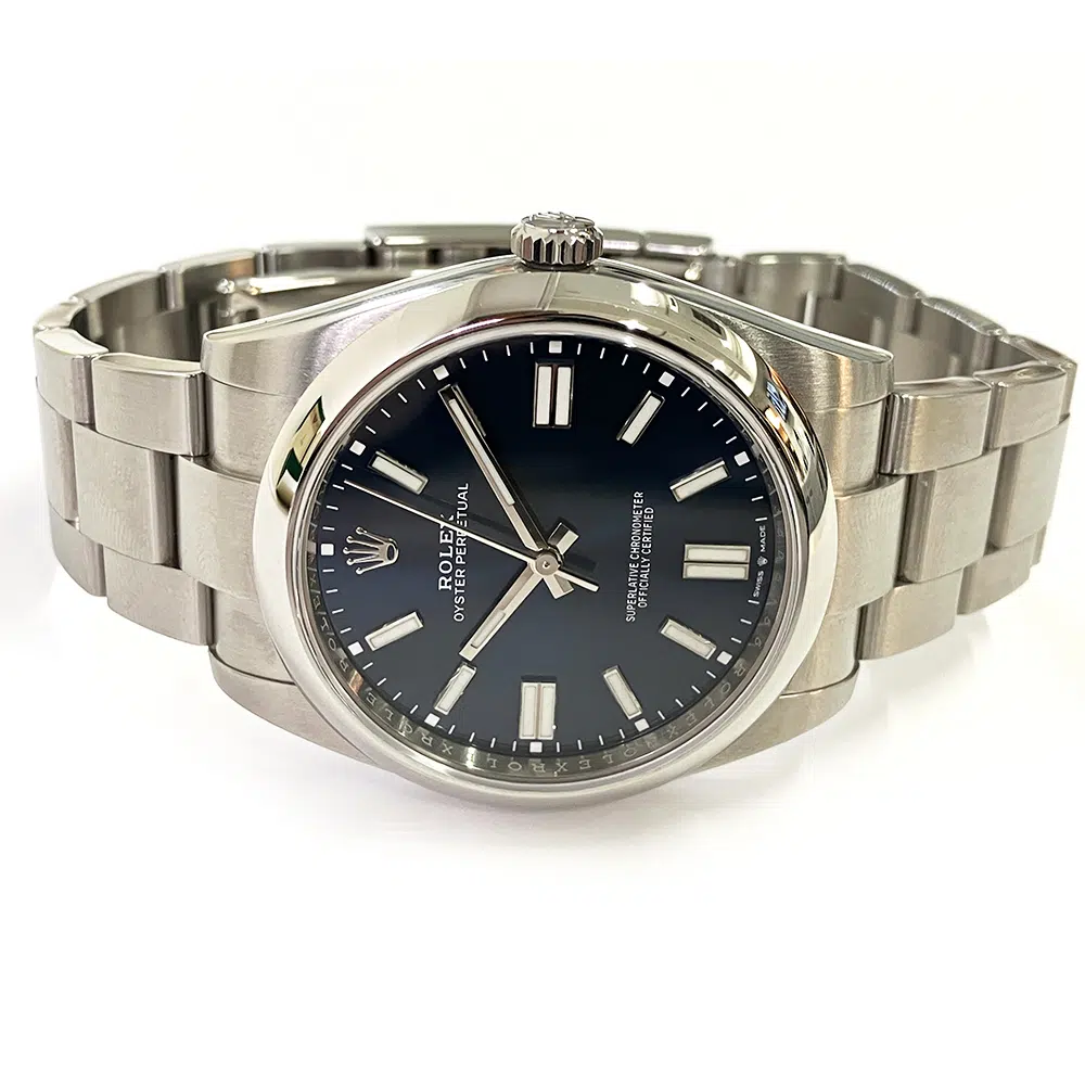 Rolex Blue Dial Oyster Perpetual 41mm 124300 Stainless Steel Watch 2022 – image 4